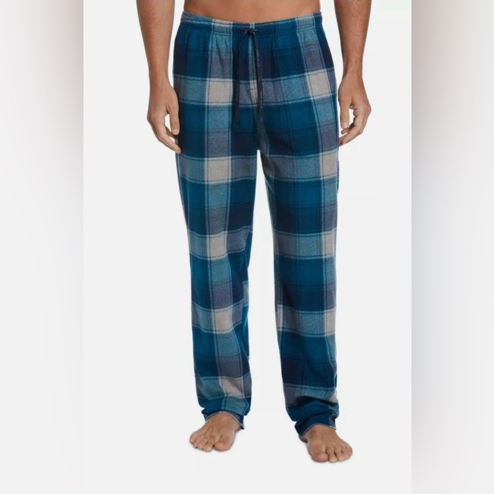 NWT Perry Ellis Portfolio Men’s Plaid Fleece Lounge Pants